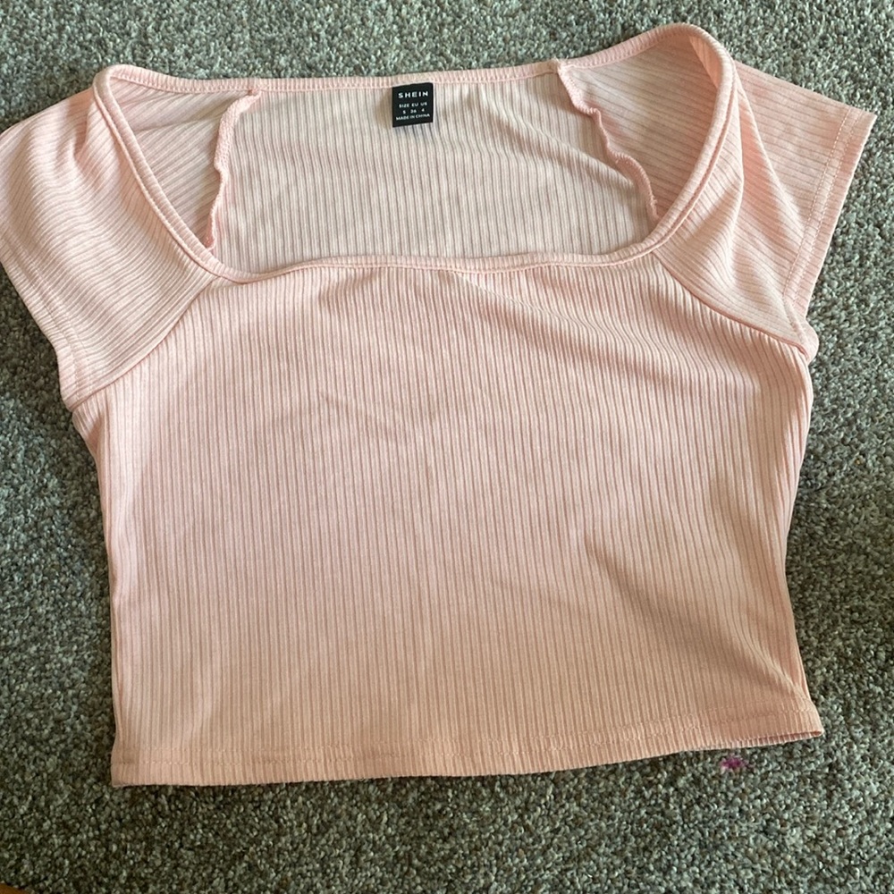 Pink crop top